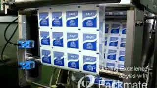 Live Action: Sachet Pack of Table Salt (1 g) in 4-Side Seal using VFFS, Model G52-D
