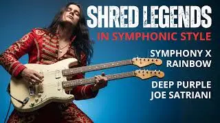 Symphony X, Satriani, Rainbow, Deep Purple | Shred Legends in Symphonic Style | AI Orchestral Covers