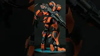 Iron Blooded Orphans Hand Painted Kitbash! #shorts