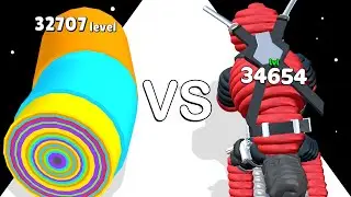 Layer Runner VS Rope Man Run: MAX LEVEL ❌ ASMR Gameplay!