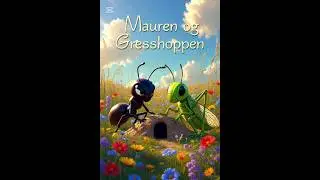 Mauren og Gresshoppen | &AElig;sops Fabel for Barn | Moralhistorie#barneeventyr #fable for kids