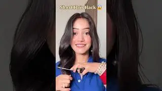 Short Hair Hack 😱✅ #hairhacks #shorthair #trendingshorts #viralshorts #ashortaday #ytshorts