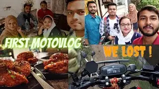 First moto Vlog | Sunday Ride | Reunion | And we Lost ! Vlog001