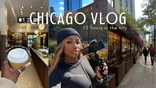 CHICAGO VLOG | trip prep + exploring the city + meeting internet friends + public interviews & more