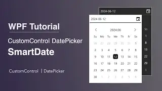 WPF Разработка улучшенного DatePicker | Серия WPF SmartDate