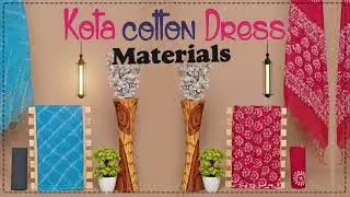 Kota Doria Block Print Suits/Unstitched Dress Materials | theBlockart.com #KotaDoria #BlockPrint