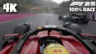 F1 25: LEWIS HAMILTON - BELGIAN GRAND PRIX 100% RACE