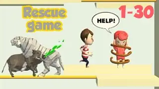 pin rescue || rescue girl gameplay || all level 1-30 || Android mobile game ||