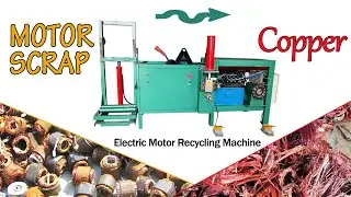Electric Motor Cutting and Recycling Machine/Motor Copper Separating Machine