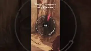 Working on a Generator while eating