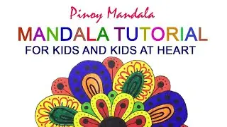 HOW TO DRAW MANDALA? FOR KIDS - ENG