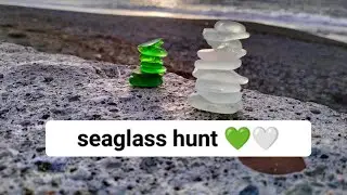 Our little Sea Glass Hunt 💚🤍