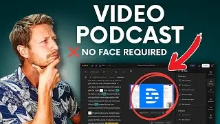 Create a Video Podcast from an Audio File in Descript (Faceless)