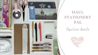 📦✨ Unboxing de STATIONERY PAL + Dibujo en acuarela | Haul de papelería bonita
