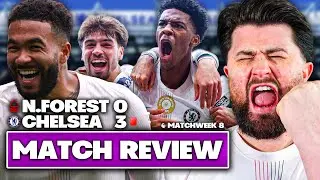 A FANTASTIC RESULT IN THE END! ANOTHER RED CARD FOR CHELSEA! | N.Forest 0-3 Chelsea - Review