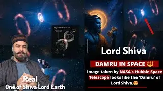 Damru In Space | Nasa hubble space looking image | Lord Shiva ❤️🌙🙏 | Sign Language | Deaf 