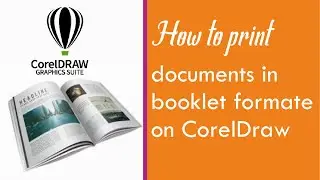 Booklet print in CorelDraw