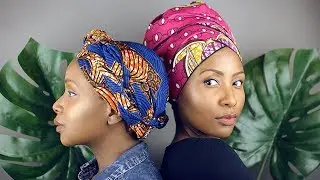 3 Easy Headwrap/Turban Styles | TWA + Short Natural Hair Friendly | ft MsMuneri