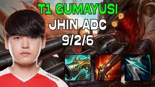 T1 Gumayusi Jhin vs Ezreal / LOL KR Challenger Patch 12.8