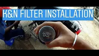 K&N RC 1060 Air Filter INSTALLATION in Avenger 220 street || Riding Devil