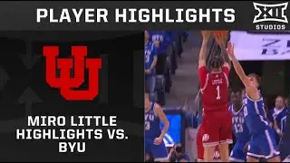 Miro Little Highlights vs. #23 BYU
