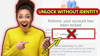 Unlock Facebook account without identity || How to unlock facebook account  || MISS TRICKER