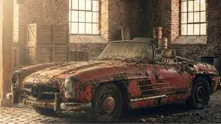 Unbelievable Restoration 💎 Restoring a $1.5 Million 1988 Mercedes-Benz 300SL #restoration
