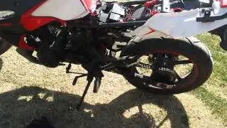 Como lubricar y ajustar la cadena de la ITALIKA 250SZ