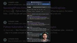 Smart Hack to Find Jobs on LinkedIn Fast! | Google Search Tip for Job Seekers | #job
