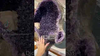 Giant Amethyst - How are they formed? #amethyst #crystals #crystalshop #nyc