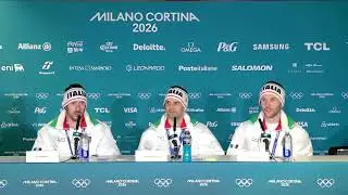 Italian trio beats pressure to win first speed skating men&rsquo;s team pursuit gold in 20 years