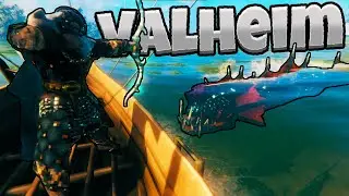 Hunting Sea Serpents in Valheim! (Stream Highlights)