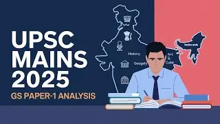 &ldquo;UPSC Mains 2025 GS Paper-1 🔥 Full Analysis | History &bull; Geography &bull; Society&rdquo;