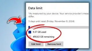 How to Set Data Limit on Windows 11