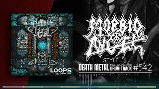 Death Metal Drum Track / Morbid Angel Style / 215 bpm