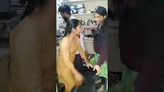 Chicken Curry+Wife&Maradal Dance Full Entertainment 💃🍗Cooking Time lo Paruvapu Vegam|Family Fun Reel