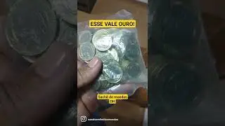 ESSE VALE OURO!!! SACH&Ecirc; COM 50 MOEDAS DH 🤑 #shorts