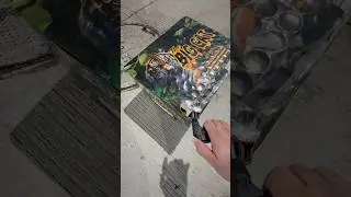The big cat 120 shot firework cake #fireworks
