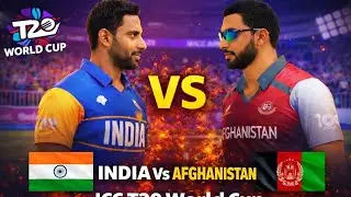 INDIA Vs AFGHANISTAN EI T20 WorldCup Match 1 FullGameplay | Part 4