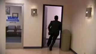 The Office - Michael falls down the stairs
