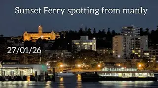 Some casual Ferry spotting from manly wharf. Featuring emerald class ferries and a manly fast ferry.