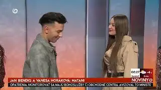 Ranné Noviny - Ján Bending a Vanesa Horakova Matani 💥 pecka tlak 😘