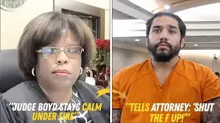 DEFENDANT FIRES LAWYER IN FRONT OF JUDGE BOYD: 'Shut The F Up!' &ndash; Total Courtroom Meltdown