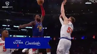 Isaiah Hartenstein Spoils Uncle Jeff's Dunk Attempt  NBA 031823