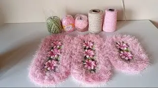  1/5 Jogo de banheiro luxuoso usando bege e rosa bebê /esse modelo é sucesso #vlog  #coleção 
