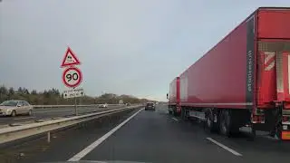 Dashcam Beelden Hoevelaken: A1 Knooppunt Hoevelaken  ----》A50 Knooppunt Beekbergen.