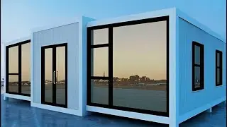 Luxury 40ft Prefab Container House Review | 3BR Mobile Home with Kitchen, Living Room & Bathroom