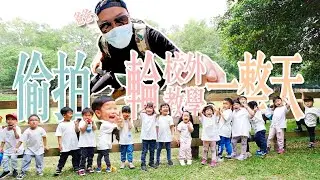 【鳥先生&鳥夫人】輪輪第一次自己校外教學！爸爸變裝狗仔一路尾隨，輪輪會發現嗎！？鳥寶寶日記#48
