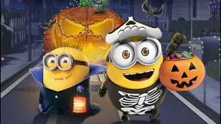 Minion Rush PUMPKIN PARADE UPDATE SKELETON BOB #minions