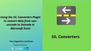 SIL Converter Excel Plugin
